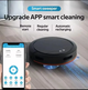 Робот-пилосос Intelligent Robotic Vacuum Cleaner OB 16 Чорний - зображення 5