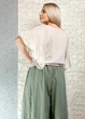 Блуза батистова з воланами бежева New Collection 11-107 - бежевий - S-L - зображення 4