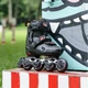 Детские раздвижные ролики Flying Eagle S7 Nimbus черные 27-31 - изображение 2