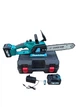 Пила аккумуляторная Makita 48 В 5 А·ч цепная 2500 Вт шина 12 дюймов электропила 30 см бесщеточная автоматическая смазка 10000 об мин шаг 3 8 садовая для заготовки дров обрезки веток распиливания бревен досок древесины с 2 АКБ кейсом - изображение 6