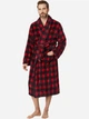 Халат мужской теплый Ralph Lauren 482887015 S/M Черный/Красный (1159865061) - изображение 1