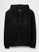 Худі кофта толстовка чоловіча Gap zip hoodie black розмір XL - изображение 2