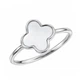 Кольцо серебряное Клевер с эмалью Silver Style 16.5 р. (111420.00 sku:2300103211951) - изображение 1