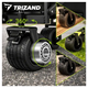 Складная тележка 100 кг для пляжа и кемпинга 4 колеса Oxford черный Trizand СS-0112 - изображение 7