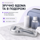 Пластиковий універсальний чохол-футляр для бритви Gillette Mach3 / Fusion / ProGlide/ Venus, ABS-пластик, дорожній, прозорий - зображення 3