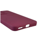 Силиконовый чехол для Xiaomi Redmi Note 13 противоударный защита от падений цвет Maroon - изображение 2