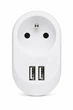 Мережевий адаптер-розетка SilverCrest з 2 USB-портами 3.4A 17W, захист від дітей - зображення 4