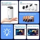 Портативний проектор домашній кінотеатр Magcubic HY300 PRO Smart TV Android HD 720p 4K LED - зображення 2