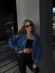 Джинсова куртка з карманами - Classyme - S - Темний - (15m) - зображення 2