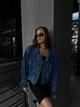 Джинсова куртка з карманами - Classyme - S - Темний - (15m) - зображення 1