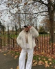 Шуба вкорочена - Classyme - XS - Кремовий - (22sh) - зображення 3