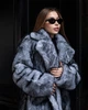 Шубка удлиненная в сером цвете - Classyme - XL - Серый - (25sh-longxl) - изображение 5