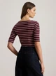 Футболка хлопковая женская Ralph Lauren 90445208 XL Бордовая с принтом (1159864872) - изображение 2