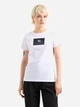 Футболка хлопковая женская Armani Exchange 929781630 XS Белая с принтом (1159864934) - изображение 1