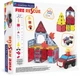 Магнітний конструктор Magna-Tiles Fire Rescue 27 елементів 90360 (0850025176521) - зображення 2