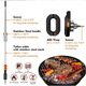 Беспроводной Bluetooth термометр для гриля и мяса Kamado BONO (GRILLI 555501) с LCD-экраном и 2 щупами - изображение 6