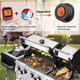 Беспроводной Bluetooth термометр для гриля и мяса Kamado BONO (GRILLI 555501) с LCD-экраном и 2 щупами - изображение 7