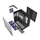 Корпус компьютера Darkflash TH285 + 4 вентилятора (Black) - изображение 7
