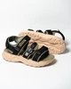 Мужские сандалии Xtep Sandals 975219500002-7 45р 29 см Black/Leaf Green черные с зеленым (11610205) - изображение 4