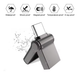 Флеш-накопитель USB 64 ГБ флешка мини вращающаяся USB 3.0 / Type-C Seuno (GS1026) - зображення 2