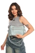 Сумка женская из экокожи голубого цвета Fashion (215987) - изображение 1