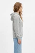 Кофта женская однотонная светло-серого цвета Fashion размер 44-48 (216024) - изображение 2