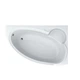 Ванна Swan ADELE акриловая асимметричная 170х110 см R с ножками и экраном (А0045133) - изображение 2