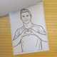Раскраска Криштиану Роналду Cristiano Ronaldo А4 набор 3 шт + карандаши (29937) - изображение 2