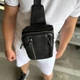 Мужская кожаная сумка джокер Tiding Bag для повседневного использования из натуральной кожи городская кросс-боди 30 х 20 х 6 см Чёрный (398693) - изображение 4
