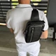 Мужская кожаная сумка джокер Tiding Bag для повседневного использования из натуральной кожи городская кросс-боди 30 х 20 х 6 см Чёрный (398693) - изображение 5