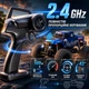Машинка на радиоуправлении JJRC C8830 1:18 Blue – RC Монстр-трак, Внедорожник 4WD, 2 двигателя, LED-подсветка, до 29 км/ч, до 24 минут, до 100 м - изображение 3