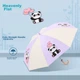 Зонт Heaven Bubble Panda Love с защитой от УФ UPF50+ розово-фиолетовый (PPXM) - изображение 4