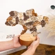 Светильник-ночник 3D «Карта Украины» LED многослойный из дерева от Enjoy The Wood RGB подсветка - изображение 4