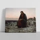 Интерьерная картина Христос в пустыне, Иван Крамской, Ivan Kramskoy, Christ in the Wilderness, христианская живопись, 60×75 см (id6670) - изображение 1