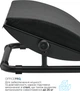 Регулируемая подставка для ног OfficePro Black (FR960B) - изображение 10