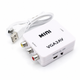 Перехідник-конвертер VGA to AV RCA активний міні VGA2AV 77212 - изображение 4