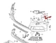 Крепление переднего бампера Audi A3 8V 2012-2016 Sportback, правое, AVTM, 8V3807184A, 181224934 - изображение 2