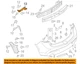 Крепление заднего бампера Mazda 3 HB 2009-2012, левое, AVTM, BCW8502J1C, 184418963 - изображение 2