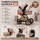 Універсальна дитяча коляска 3в1 хакі - зображення 2
