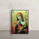 Икона Божией Матери Отрада и Утешение (Ватопедская) 10 × 14 см - изображение 1