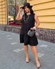 Женское платье льняное черное 56-60 р1357.234 - изображение 3