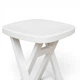 Табурет полубарный складной 63 см из массива ясеня, деревянный стул эргономичной формы, белый цвет Ш-63 - изображение 2