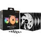 Вентилятор для корпуса be quiet! Light Wings LX 140mm PWM 140 мм 1200 об/мин 3 Pack Black (BL127) - изображение 6
