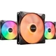 Комплект корпусных вентиляторов be quiet! Light Wings LX PWM High-Speed 140 мм 1800 об/мин 3 шт. Black (BL130) - изображение 1