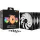 Комплект корпусных вентиляторов be quiet! Light Wings LX PWM High-Speed 140 мм 1800 об/мин 3 шт. Black (BL130) - изображение 6