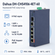 Управляемый коммутатор Dahua DH-CHS4106-4ET-60 настольный 4-портовый PoE 2–65 Вт - изображение 2