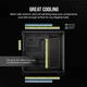 Корпус для ПК CORSAIR 6500X / без БЖ / Чорний (102132520) - Уцінка - зображення 4
