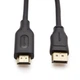 Кабель шнур DisplayPort to HDMI Amazon Basics 1.8 м для ПК монитора ТВ 1080p 1920x1200 золотые контакты - Уценка - изображение 4