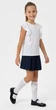 Блузка для девочки с коротким рукавом Sly 135/S/19 белый 134 - изображение 2