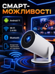 Проектор Lumi для домашнего кинотеатра на Android 12 4K с Wi‑Fi Bluetooth USB HDMI 200 люмен 1/8 ГБ и пультом ДУ - изображение 3